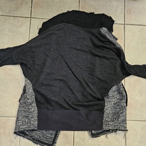 Dolan Black and Gray Tweed Jacket - Picture 2 of 3